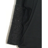 Bluzka Camea czarna z błyszczącym panelem - styl Oversize